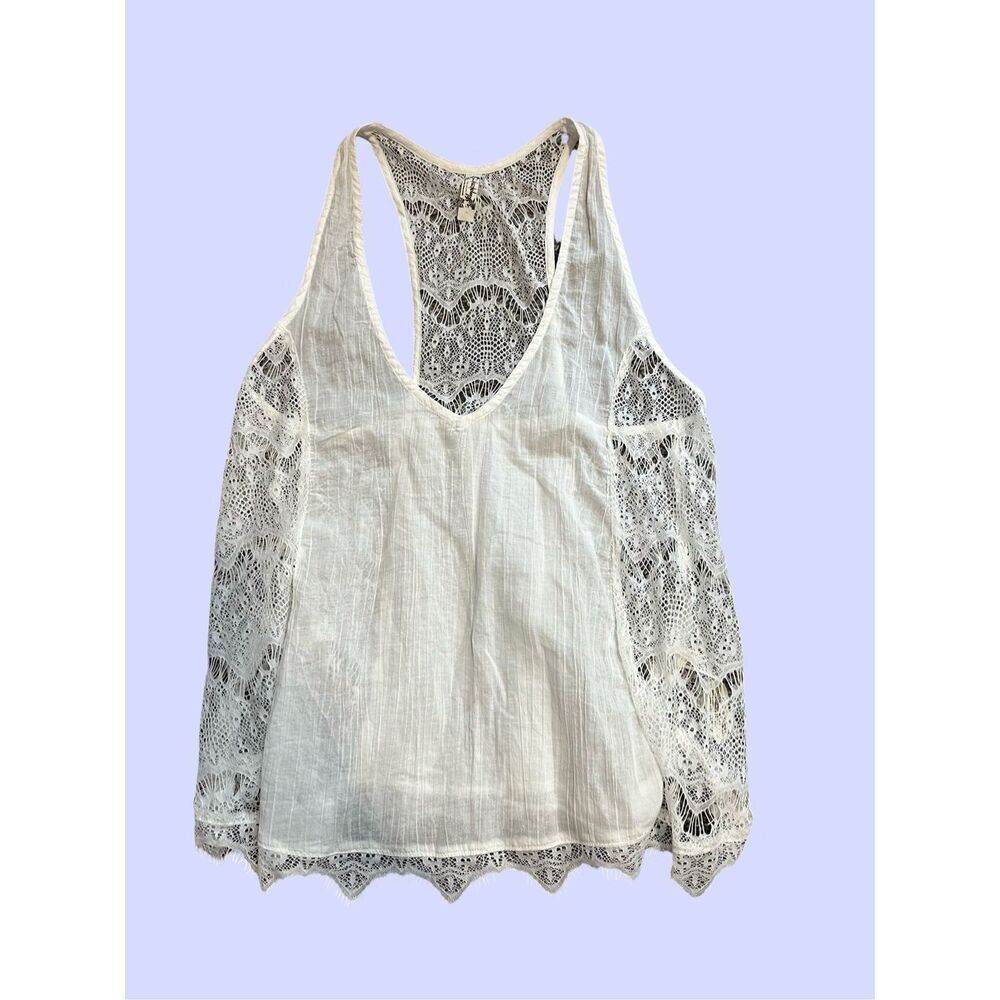 Free People Intimately Halfway There Cami in White Size Small $58